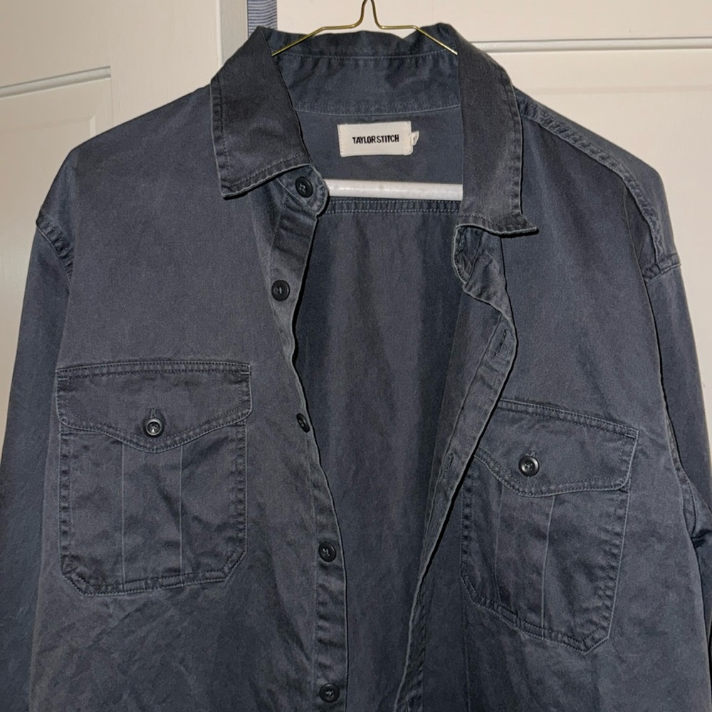 Taylor Stitch Grey Shirt Jacket